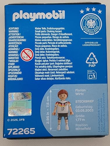 Playmobil Sports et Action 72265 Allemagne Football : Florian Wirtz - vue 4