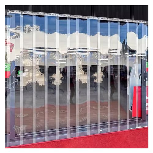 Cortina de puerta de plástico transparente para separar zonas y congeladores