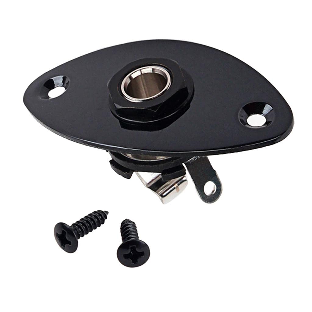 SECRET DESIRE Oval Input Output Jack & Socket Plate for Electric Bass Cigar Box Guitar Kit|Acoustic-Electric Guitar|Electric Guitar|Guitar Accessories-image-15
