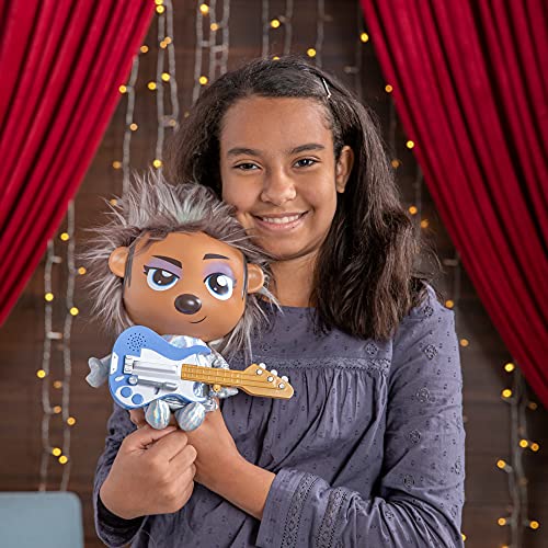 Sing 2 Riff Rock Ash Plush Toy, 12 Inch Figure, Bedroom Accessories, Singing Cushion, Merchandise, Multicolor, 30,5 cm - Image 4