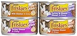 Friskies Canned Cat Food Poultry Variety Pack 5.5 oz