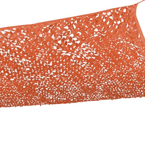 IDMarket - Voile d'ombrage rectangulaire Design ombrière Camouflage 4x6 M Terracotta
