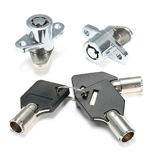 Juego de 2 cerraduras rígidas para alforjas Touring Glide Road