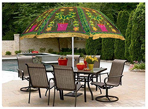 Marusthali Parasol Umbrella- Garden Umbrella, Patio Umbrella, Beach Umbrella, Sun Umbrella For Garden, Umbrella For Garden Table, Garden Parasol Umbrella #TOP1