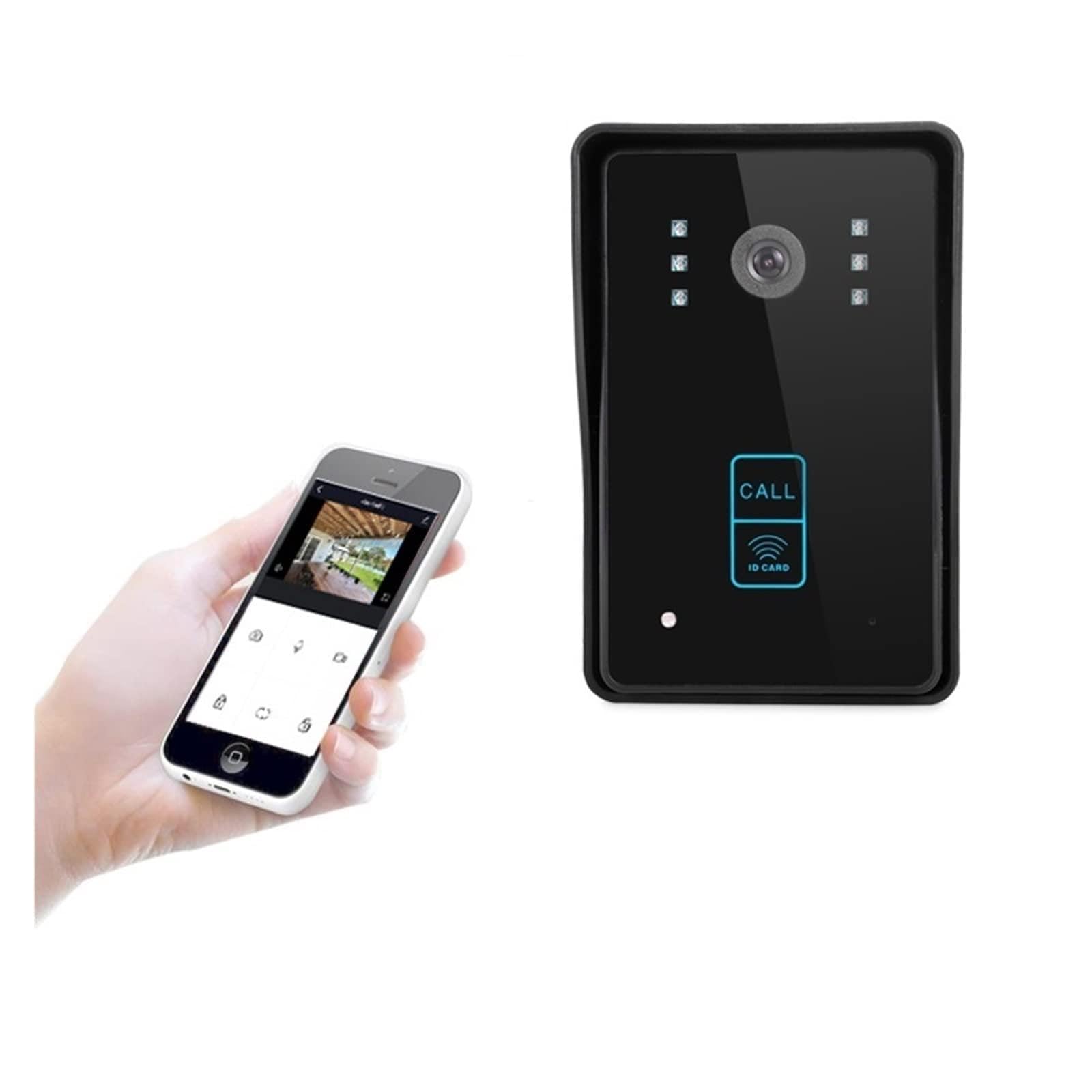 Kamera wideodomofonowa Tuya inteligentny domowy dzwonek bezprzewodowy kamera 1080P z RFID odblokuj wideodomofon do mieszkania