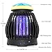 PALONE Lámpara Antimosquitos Eléctrico, LED Mosquito Lámpara Trampa 5W, USB Recargable 3...