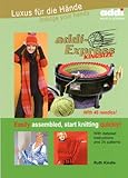 addi kingsize express knitting machine Die Addi Express Maschine ist gewachsen. Breite Einsätze können mit dem Kingsize gestrickt werden, was schnell zu größeren Strickstücken führt. Einfach zusammengebaut – beginnen Sie schnell mit dem Stricken mit detaillierten Anweisungen und 24 Mustern Anleitungen zum Erstellen von Designs für Babys, Kinder, Erwachsene oder Wohnaccessoires.