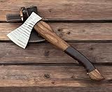 Poshland AH-BAX-72- Custom Handmade Damascus Steel 12.2