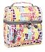 J World New York Corey Lunch Bag, Squares Neon, One Size