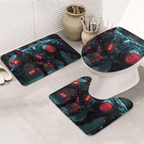 Juego de alfombras de baño para transformar la decoración del hogar 2