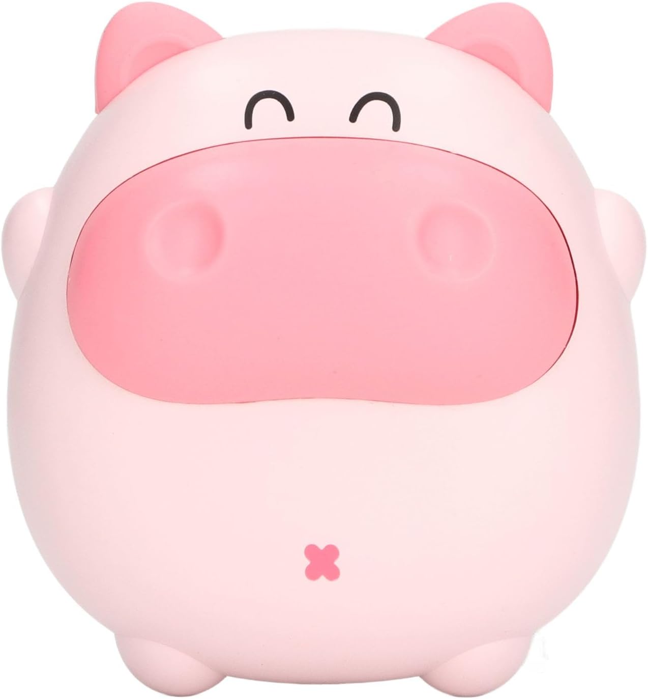 Rechargeable Hand Warmer, Cute Cartoon Pig Shape 2 Levels Temperature Adjustment USB Charging Mini Hand Warmer with Night Light for Home Winter Office Camping (Pink)