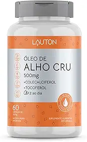 Oleo De Alho Cru 500mg 60 Capsulas | Lauton Nutrition