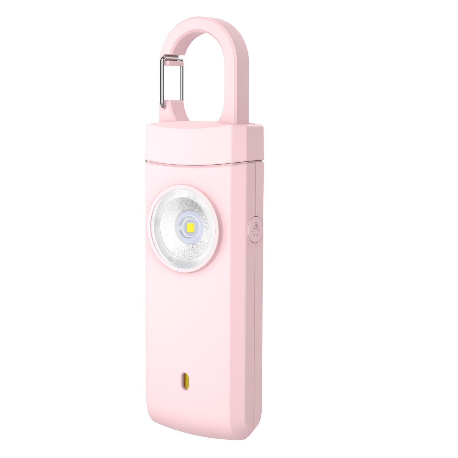 LockRing V1 – L’Alarme Qui hurle pour Vous défendre Alarme personnelle 130 DB avec lumière stroboscopique LED, Rechargeable USB-C, compacte et Portable pour Femmes et Hommes