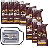 EISENFELS Le paquet d'inspection contient 9 l d'huile de transmission ATF Multivehicle 8218 pour Golf IV 1J1 1.4 16V 1.6 1J5 1H1 1.8