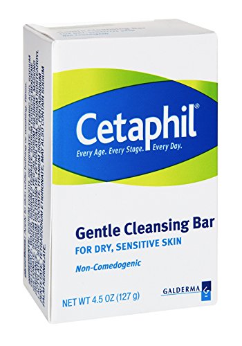 Product Image of the Cetaphil Gentle Cleansing Bar, 4.5 oz Bar (Pack of 6), Nourishing Cleansing Bar For Dry, Sensitive Skin, Non-Comedogenic, Dermatologist Recommended Sensitive Skincare Brand