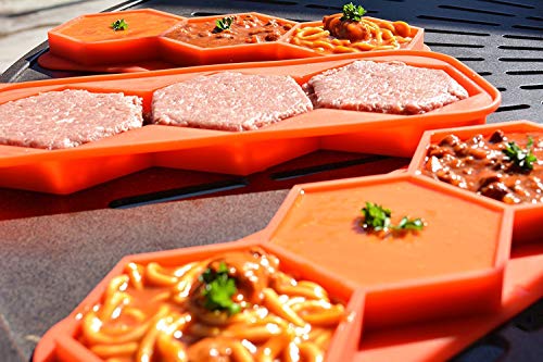 Burger Master 7 -in-1 Innovative Burger Press, Hamburger Press Patty Maker Sandwich Maker Hamburger Maker Mould Machine, Freezer Container for Breakfast Sandwich Cutlets Grill Kitchen Tools (3in1)