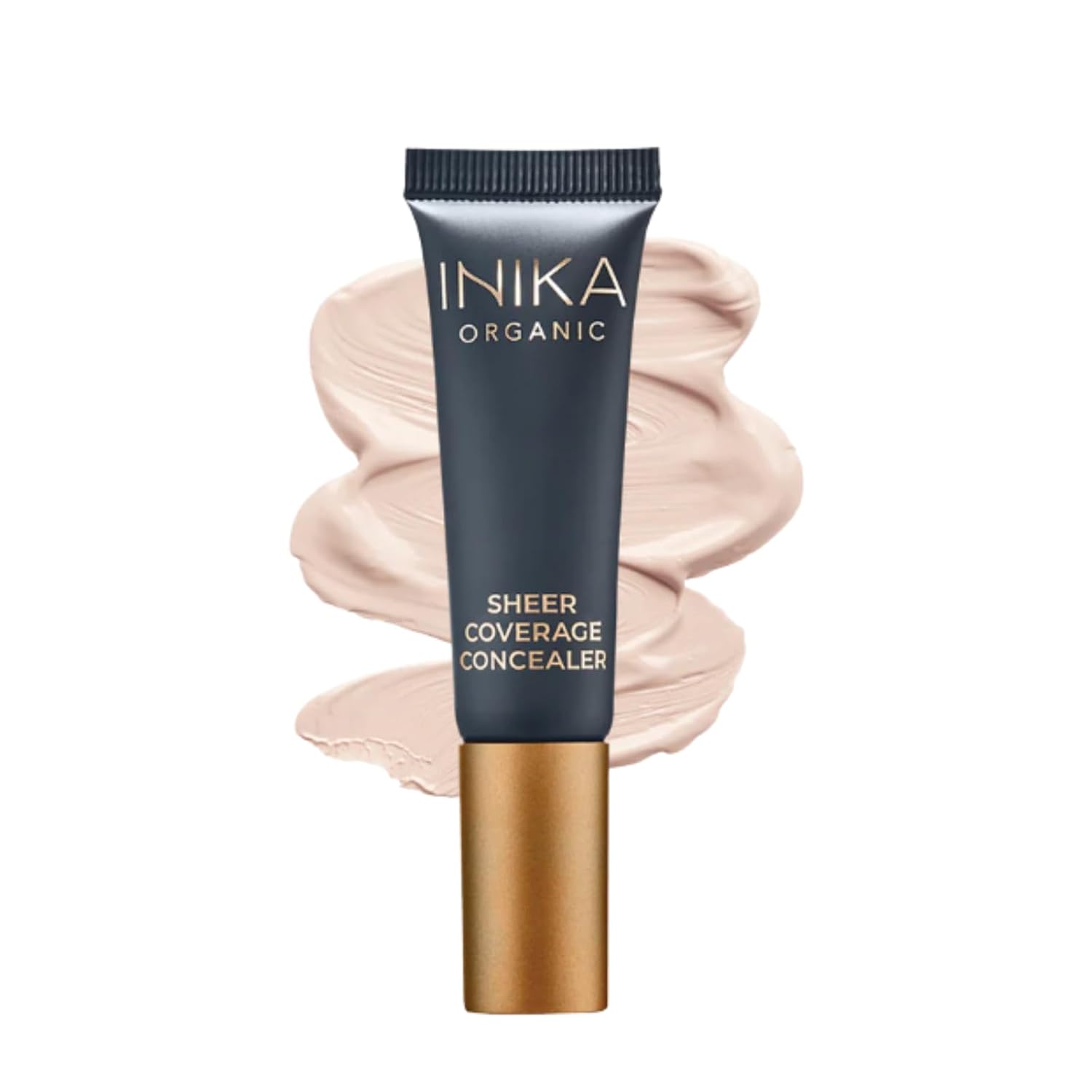 INIKA Organic Sheer Coverage Concealer | Disguise Dark Circles, Cover up Blemishes, Creamy formula, Vegan Ingredients, All Day Wear that Hydrates and Nourishes. Porcelain