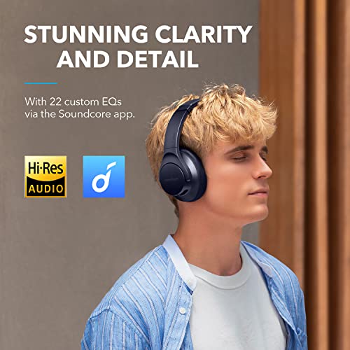 Casque Bluetooth Réduction de Bruit Active Soundcore by Anker Life Q20+, 40 h Autonomie, Hi-Res Audio, App, Connexion à… - Les Beatles, Paul McCartney, John Lennon, RIngo Starr, George Harrison Casque Bluetooth Réduction de Bruit Active Soundcore by Anker Life Q20+, 40 h Autonomie, Hi-Res Audio, App, Connexion à… – Image 3
