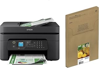 Epson Workforce WF-2930DWF Print/Scan/Copy Wi-Fi Printer with Additional Ink Multipack