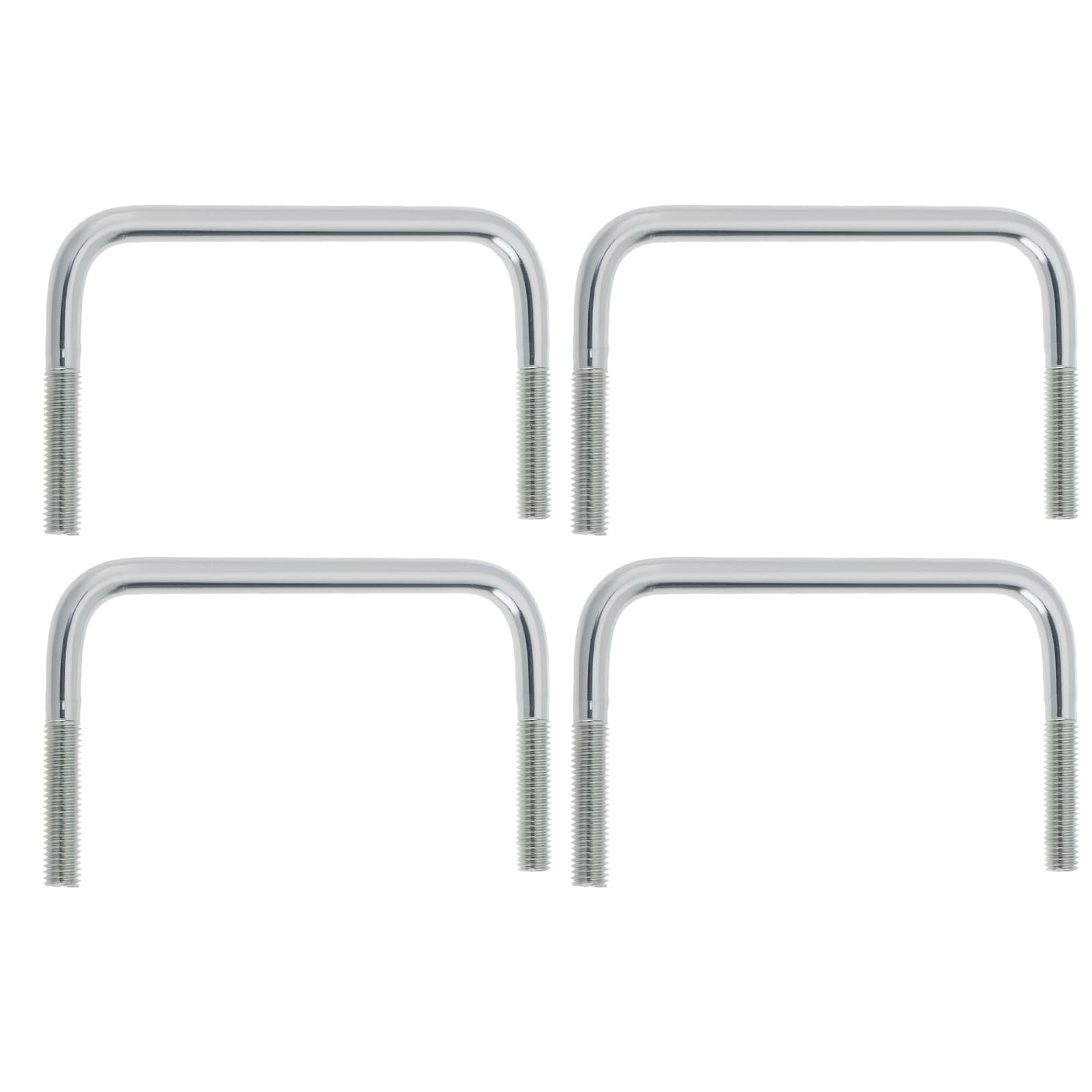 SG Store 4pcs M10x40mm U-Bolt U-Screw Inner Width 122mm Suitable for 120x40mm Frame Profile Installation of Various Components On Boat Trailers