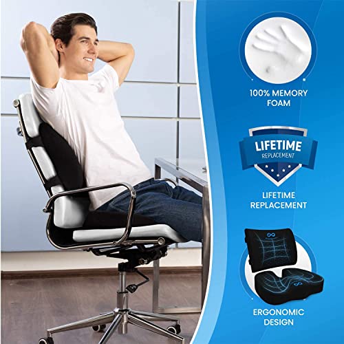 Everlasting Comfort Seat Cushion For Office Chair And Lumbar Support For Office Chair #TOP3