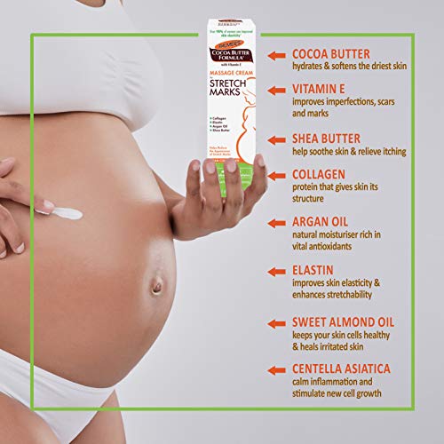 Palmer's Cocoa Butter Formula Massage Cream for Stretch Marks and Pregnancy Skin Care, 4.4 Ounces (Pack of 6) - image 3