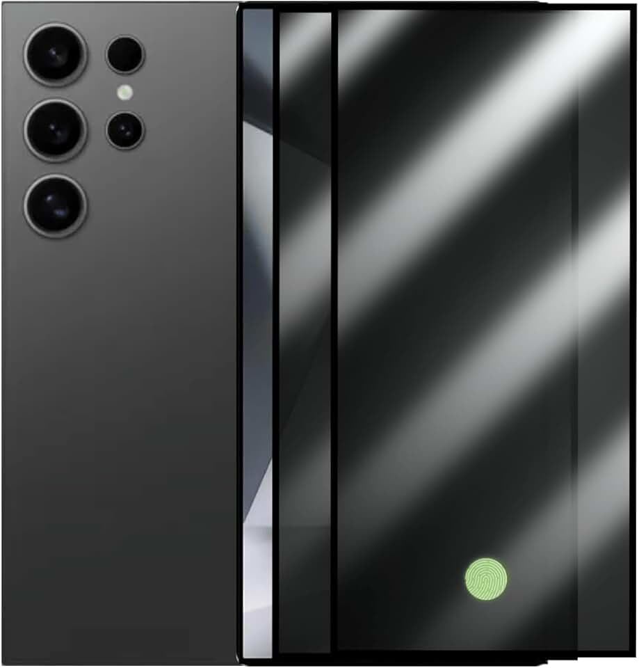 Kit 2 Pelicula Privacidade 3D Anti-Spy Para Samsung Galaxy S24 Ultra Tela 6.8" - SMART E CASE