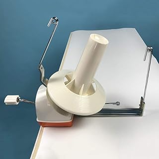 Yarn Ball Winder 18oz Large Swift Yarn Fiber Wool String Ball Winder, Tabletop Clamp Up to 1.2'', Hand Operated Center Pull Yarn Ball Winder