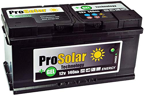 140 Ah gelaccu, zonnebatterij, voedingsaccu, verbruiksaccu, 12 V - Afbeelding 3