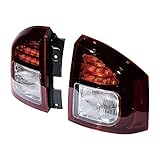 Anzios 1 Pair of Rear Taillight Stop Light Brake Lamp Both Sides Superbly Compatible with Jeep Compass 2014-2017