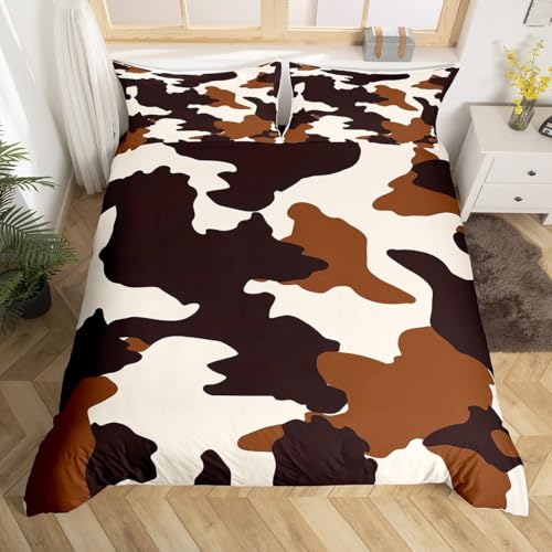Parure de lit imprimé vache rustique, la housse de couette idéale pour ado - 7