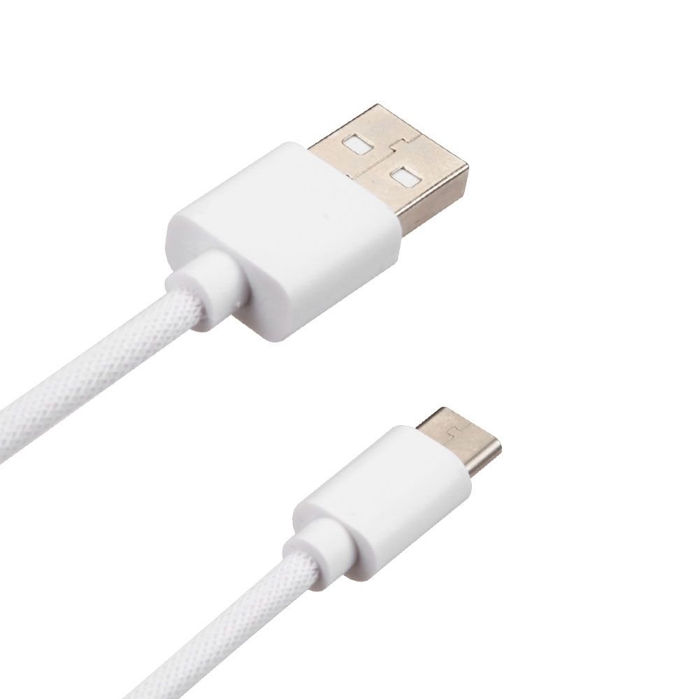 MYBAT3 FT USB Type-C Steel Mesh Data Cable, Clear