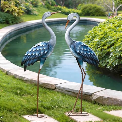 Kircust Blue Heron Statues