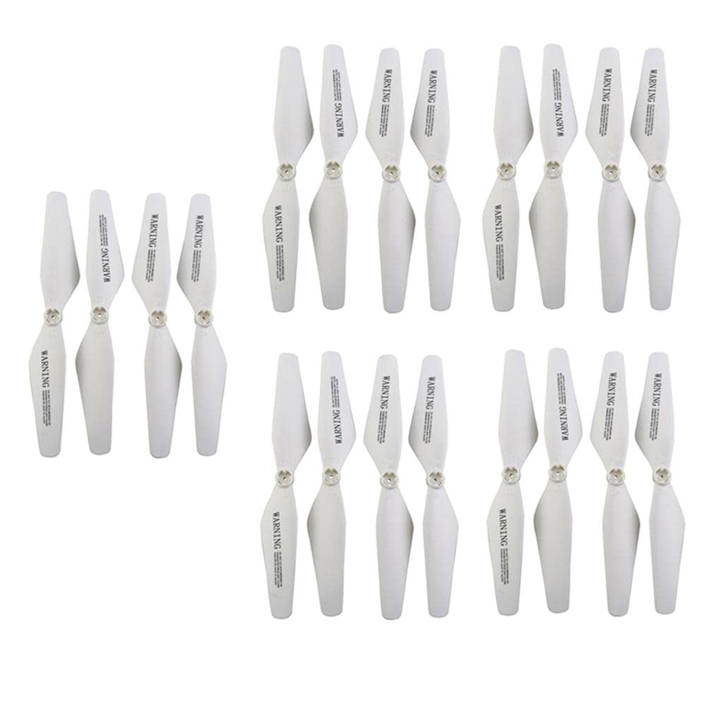 RC Drone Propeller Blade for SYMA Z3 Quadcopter, White, Plastic, 146x23x12mm, 20 Pieces