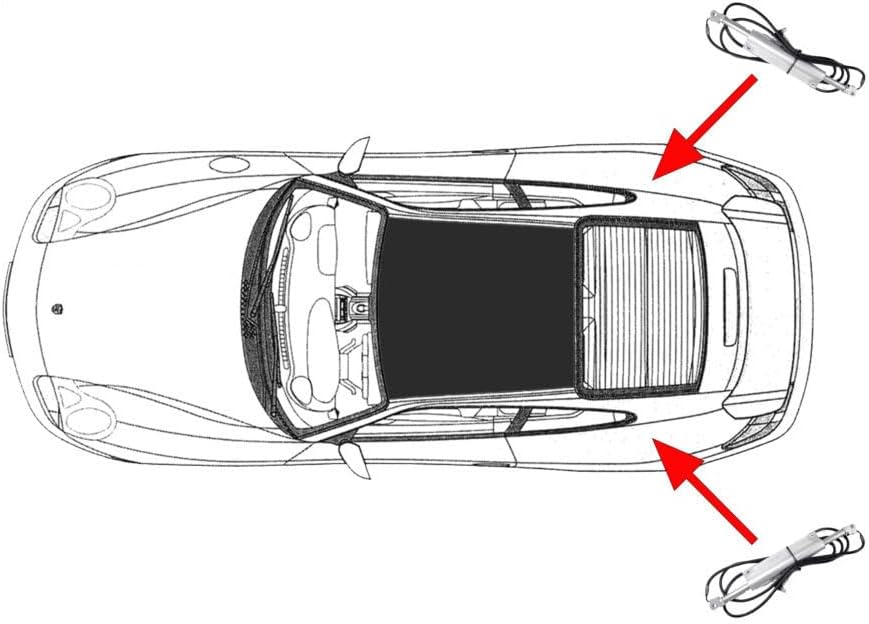 Hydraulic Cylinder Roof Repair Kit Compatible With 1999-2012 Porsche Carrera 911 (996/997)