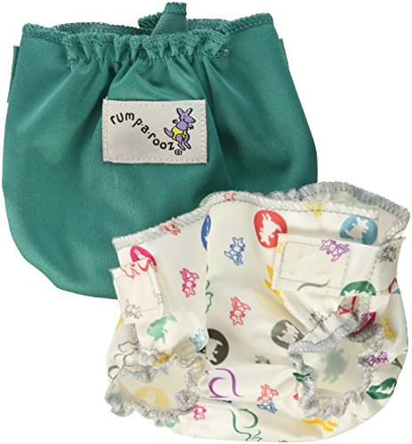 Rumparooz - Juego de pañales para muñeca, diseño de pavo real