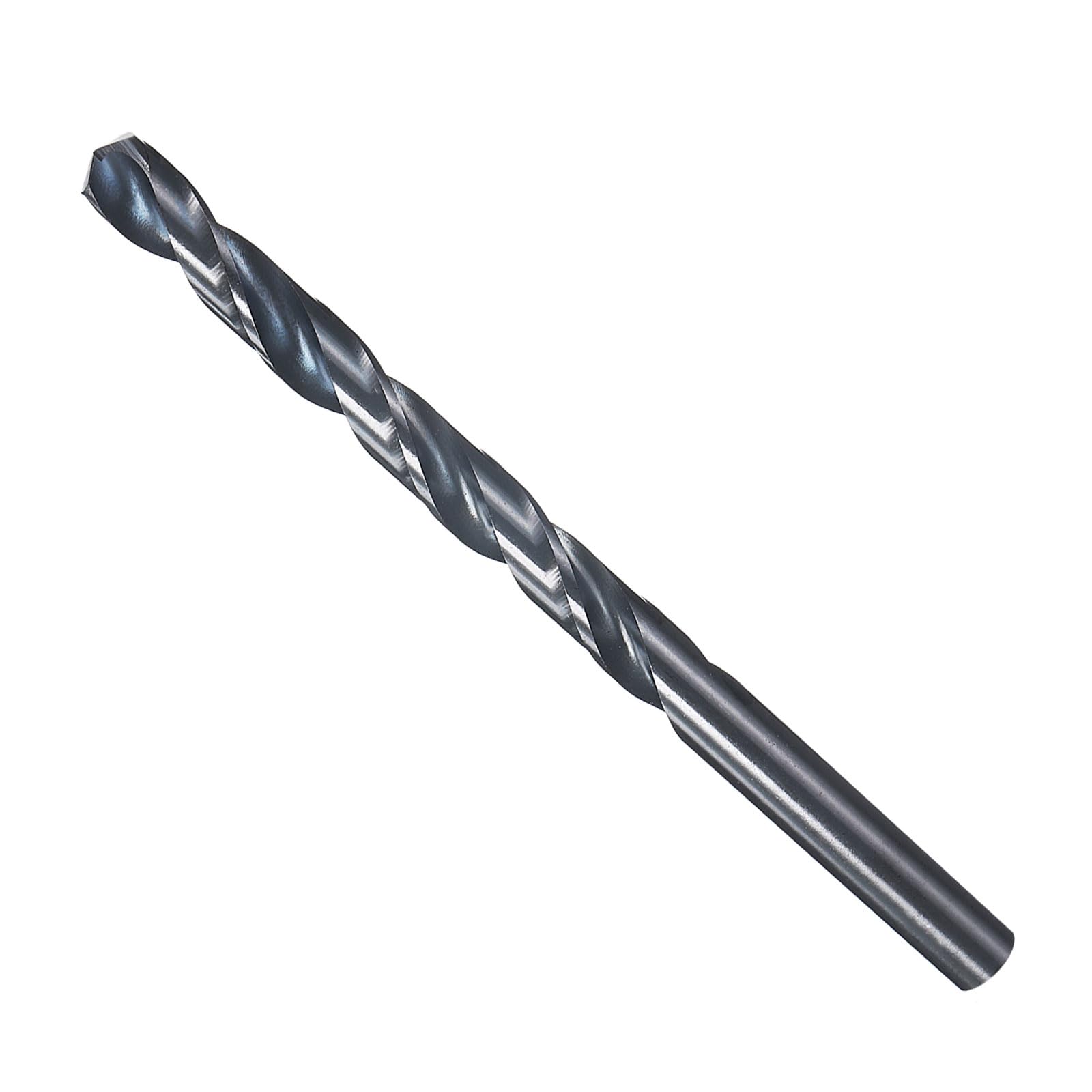 PATIKIL #6 Drill Bit, Jobber Straight Shank M2 High-Speed Steel 135° Nitriding Black for Stainless Steel Hard Metal - 12 Pack — image 1
