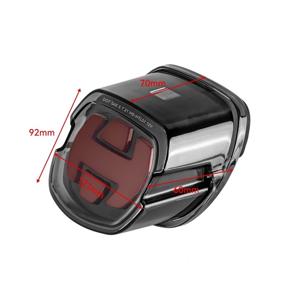 Indicateurs de Moto Feu Arrière LED pour Motos, Clignotant Flash pour H&Arley Touring Road Glide, Feu De Jour, Accessoires De Moto