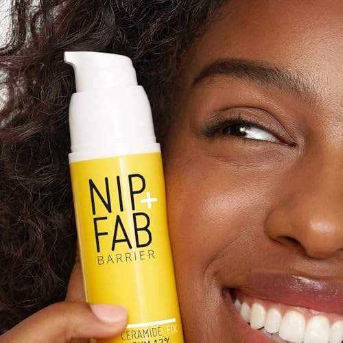 Nip+Fab Ceramide Fix Serum 12% für Starkes Hautschutz, Nährstoffreicher Komplex zur Hautverwundung und Weichmachung, mit