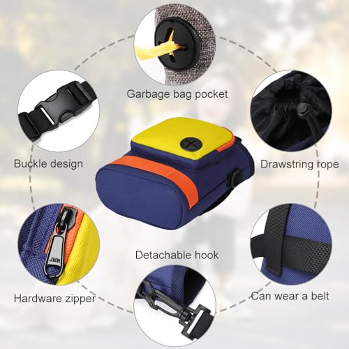 Zasjon Leckerlitasche für Hunde, Leckerlibeutel für Hunde Gassi Tasche Hund Futterbeutel Hundetraining, Hundeleckerli Tasche für Training Welpenerziehung