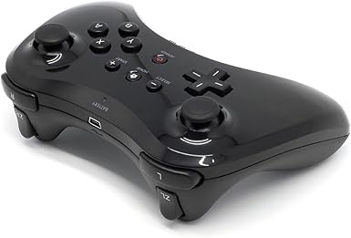Amazon Wiiu Pro コントローラー ワイヤレス ブラック 互換品 メーカー保証 90日間 Wii U