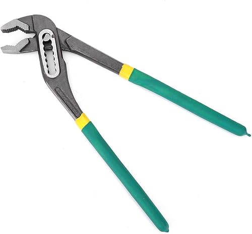 Alicates para bomba, juego de alicates de lengüeta y ranura de acero # 45, cerraduras de canal ajustables de alta resistencia, alicates para tubo de