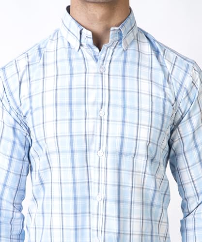 Image of TrapNation Men's Checkered Regular Fit Shirt