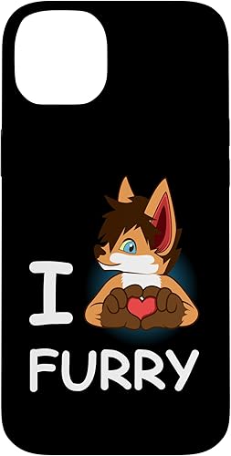 Vista 14 de Carcasa para iPhone 13 I Love Furries Furry Animal Lover