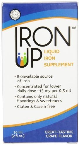 Ironup Liquid Iron Supplement, 2 Ounce by Yasoo Health