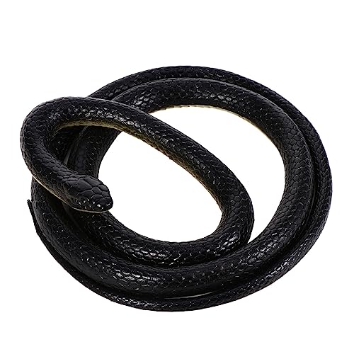 Alasum 1 Pc Serpiente Artificial Juguetes Toys Serpiente Novedad Gato de Juguete Rata Equipo Accesorios de Serpiente complicados Juguete Modelo Reptil Caucho