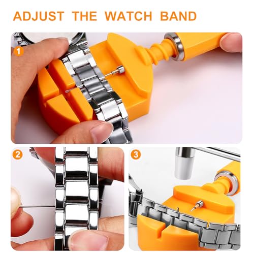 HECHIO 12-Piece Watch Link Kit