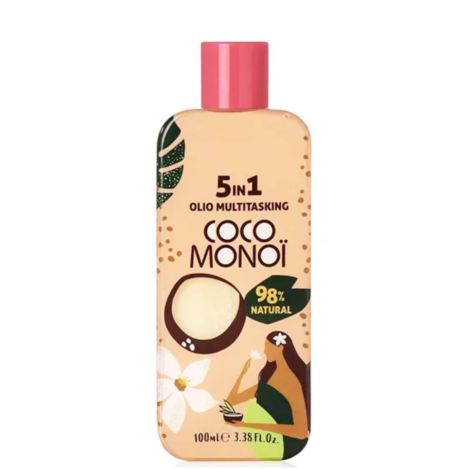 Maschera Capelli 3in1 con Olio di Cocco e Monoi – Idratante, Nutriente e Riparatrice – Vaso 250 ml – Trattamento Capelli Secchi, Sfibrati o Crespi (Maschera+Olio Multiuso)