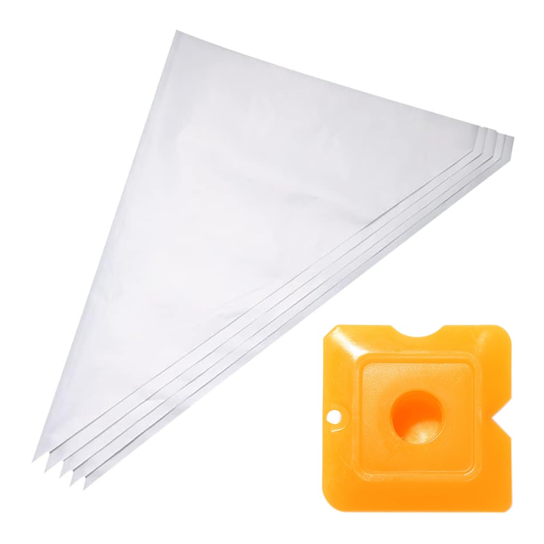 KYLOS 5 Pezzi Sacca per Giunture Riutilizzabile Sacchetto Malta Erogatore Cemento Sacchi Fughe con Spatola Silicone Sigillante
