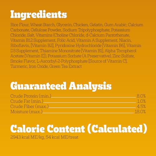 Pedigree Dentastix Small & Medium Breed Dog Treats, Original with Real Chicken, Dog Dental Treats, 21.1 oz. Bag (45 Treats Total)